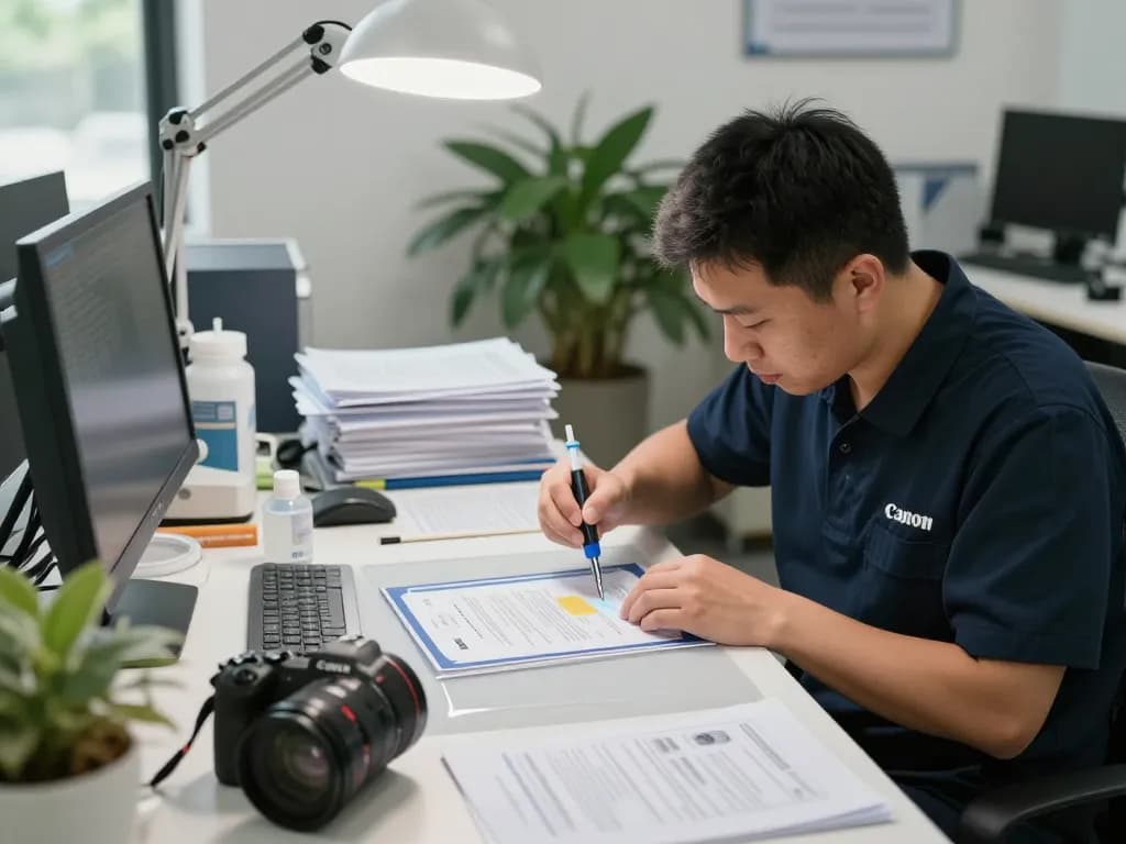 Cách bóc miếng ép plastic technique for safe document restoration in a professional setting.