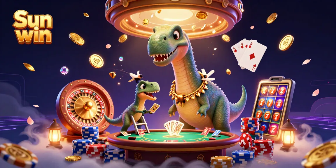 Experience thrilling moments with Sun win at a vibrant casino featuring dynamic 3D characters.