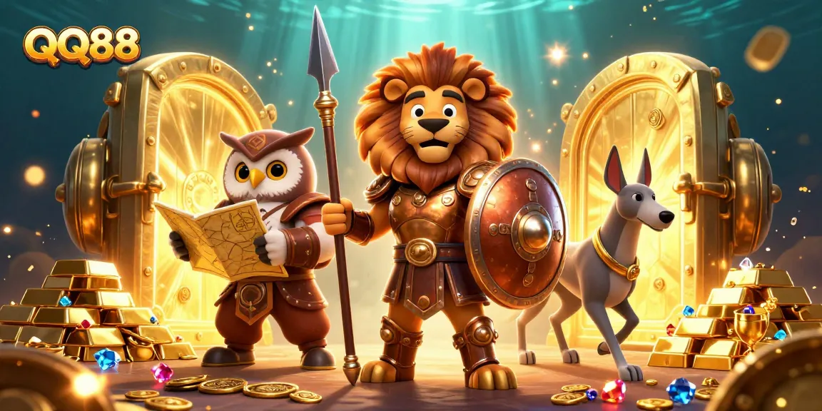 Engage with QQ88 for thrilling 3D casino adventures showcasing riches and strategic gameplay.