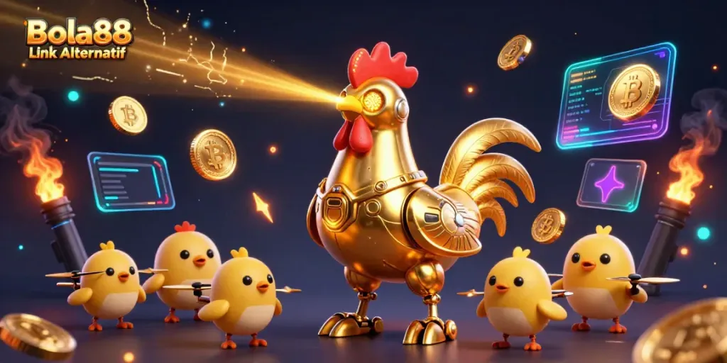 Engage with the vibrant world of online gambling at Bola88 Link Alternatif with high-tech visuals and dynamic elements.